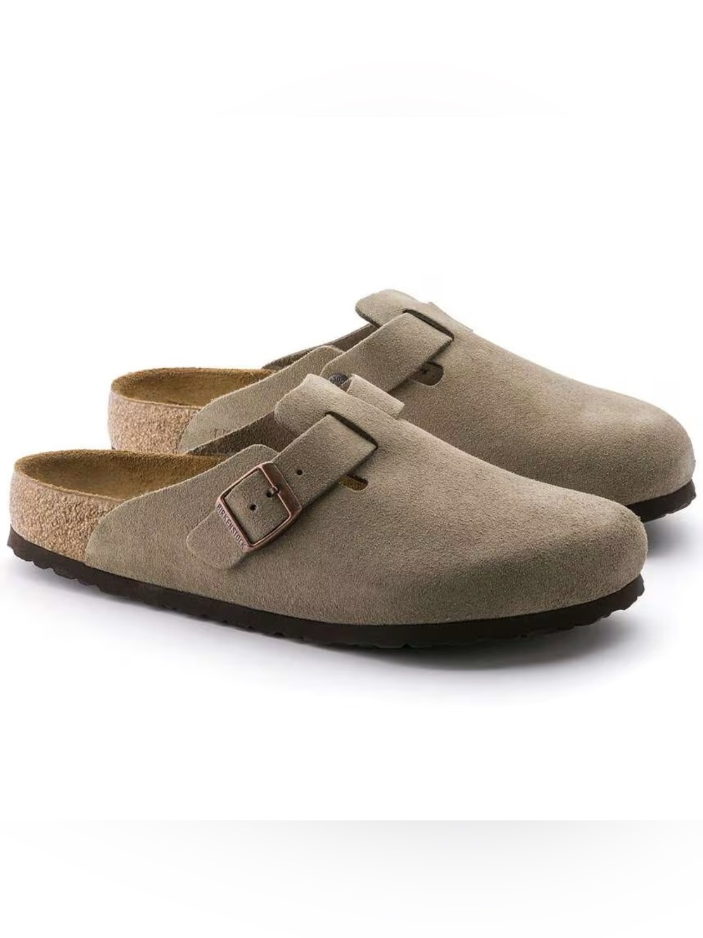 Birkenstock Boston Soft Footbed Clogs Taupe EU 40 NWT - Picture 5 of 11